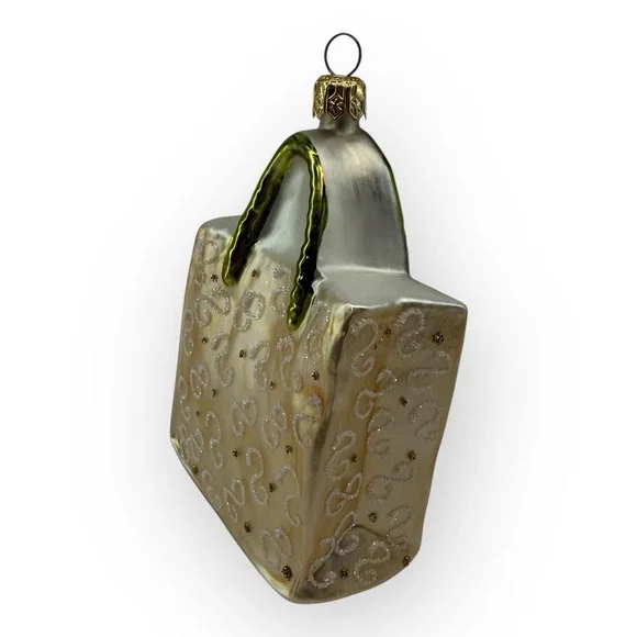 Nordstrom at Home Glass Purse Handbag Christmas Ornament Made in Poland - Picture 8 of 15